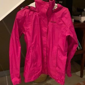Marmot - Medium - Pink shell - rain / wind jacket
